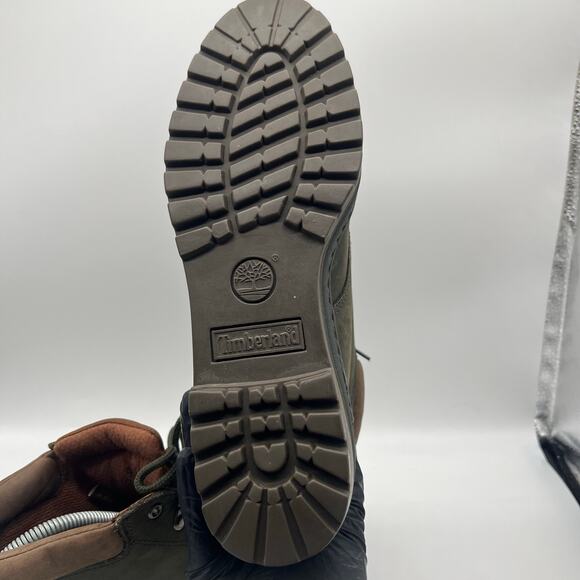 Timberland Women's Green Suede Lace Up Boots Size 9 - Picture 7 of 7